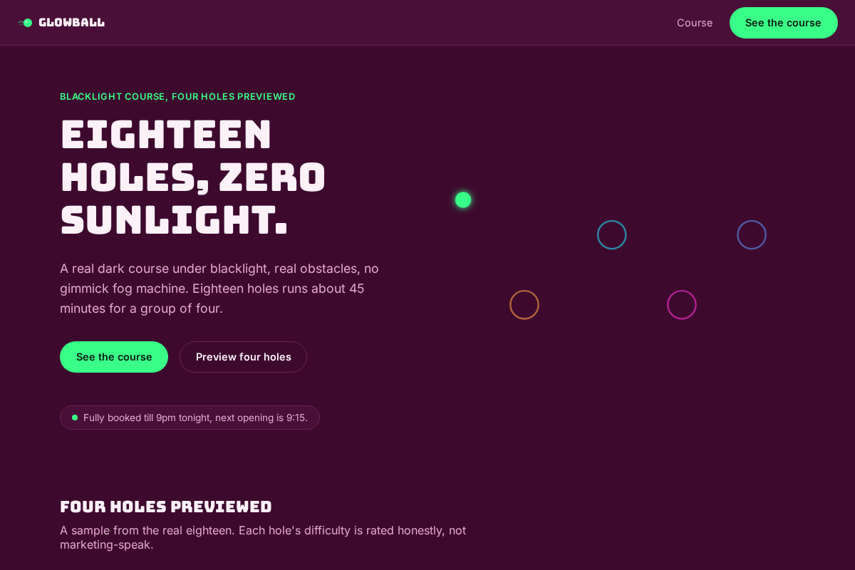 Glowball preview